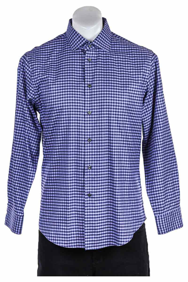 calibrate dress shirt Calibrate Trim Boneless Collar Solid Men Dress Shirt Navy L (16.5