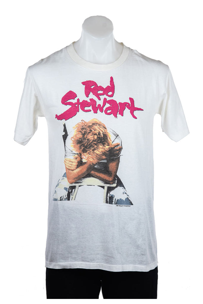 Rod Stewart Tシャツ 1983年製 ホワイト RodStewart1996InTheRoundTourWh